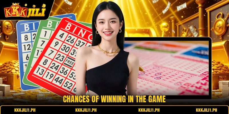 Chances of winning in the game
