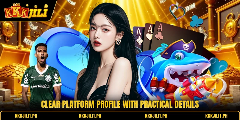 Clear platform profile with practical details