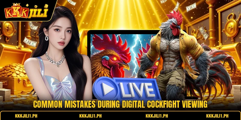 Common mistakes during digital cockfight viewing