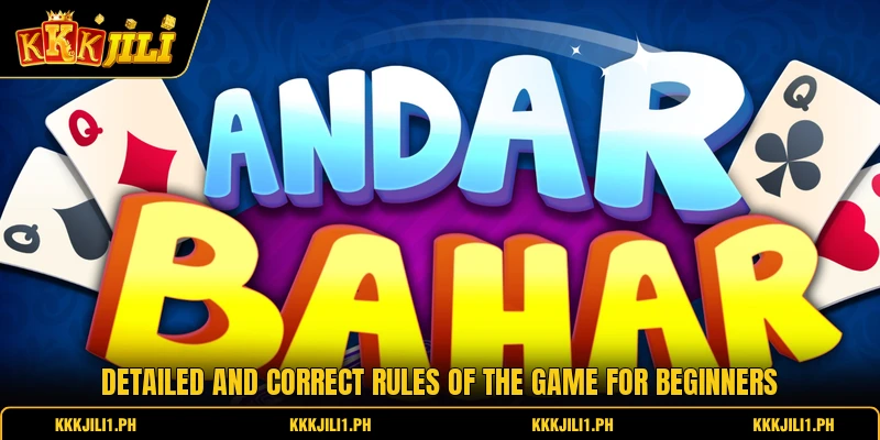 Detailed and correct rules of the game for beginners