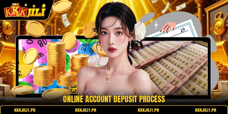 Online account deposit process