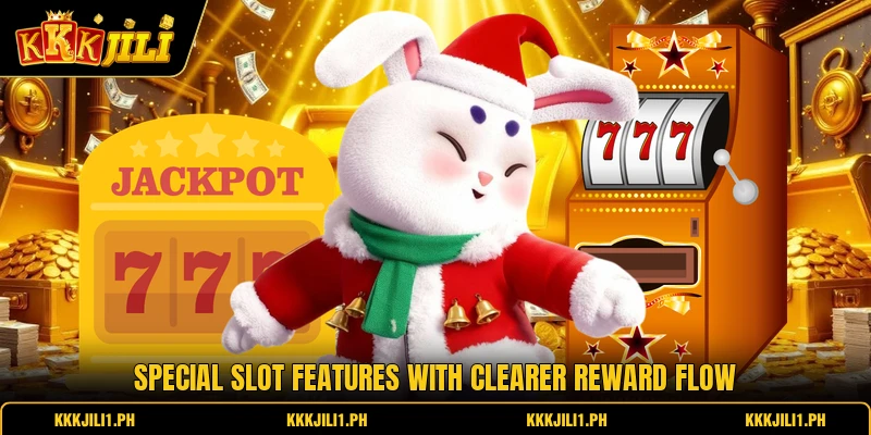 Special slot features with clearer reward flow