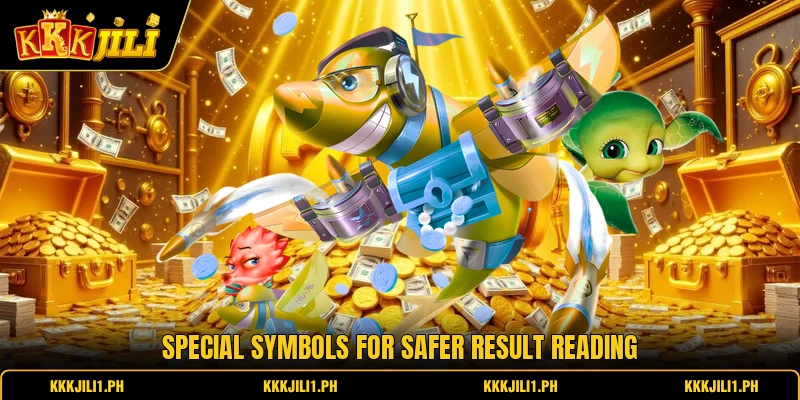 Special symbols for safer result reading